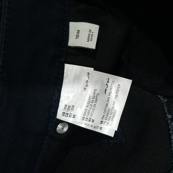 Style & Co Women's Pants Straight Legs High Rise Slimming Pockets Size 18W - Picture 5 of 9